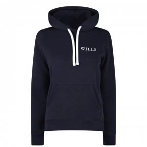 Jack Wills Wills Logo Hoodie - Navy