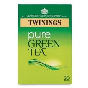 Twinings Pure Green Tea Bags Individually Wrapped Pack of 20 Tea Bags