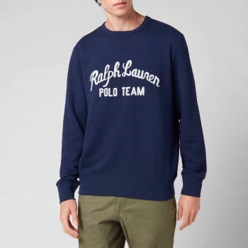 Polo Ralph Lauren Mens Polo Team Fleece Sweatshirt - Cruise Navy - S