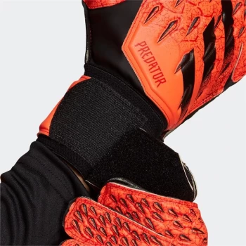 adidas Predator Match Goalkeeper Gloves Unisex - Solar Red / Red / Black