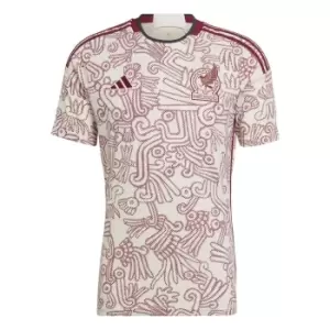 adidas Mexico Away Shirt 2022 Adults - White