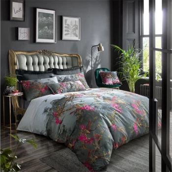 Ted Baker Hibiscus Pillowcover - Charcoal