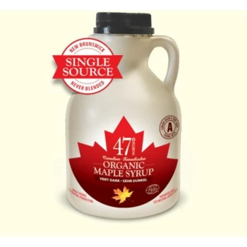 Canadian Organic Grade A Very Dark Maple Syrup - 500ml - 704308 - 47 North