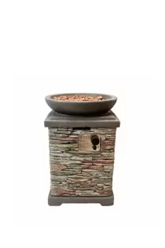 Stone Gas Fire Pit Heater