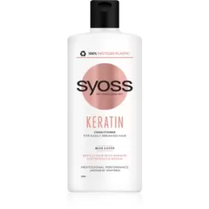 Syoss Keratin Conditioner For Brittle And Stressed Hair 440ml