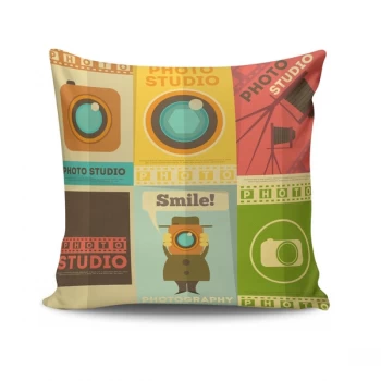 NKRLNT-046 - No Filling Multicolor Cushion Cover