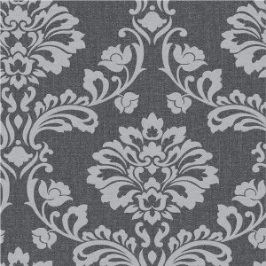 Graham and Brown Super Fresco Aurora Wallpaper /Grey