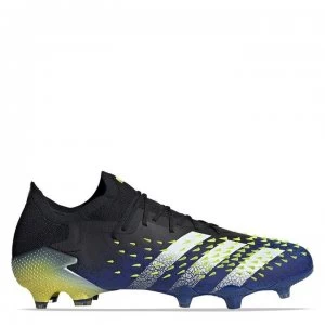 adidas Predator Freak .1 Low FG Football Boots - Black/SolYellow