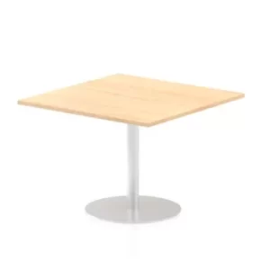 Italia Poseur Table Square 1000/1000 Top 725 High Maple