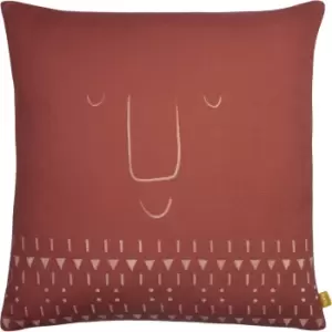 Furn Pacha Recycled Cushion Cover (43cm x 43cm) (Teracotta)