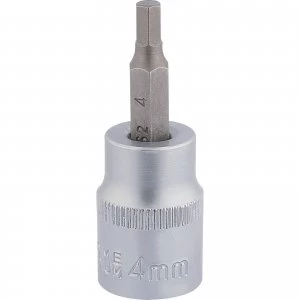 Draper Expert 3/8" Drive Hexagon Socket Bit Metric 3/8" 4mm