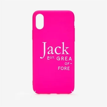 Jack Wills iPhone X Case - Magenta