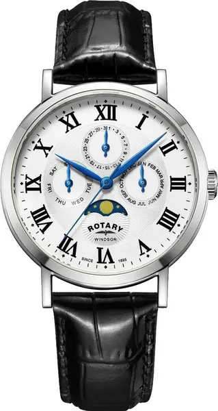 Rotary Watch Windsor Men D - Silver RTY-934