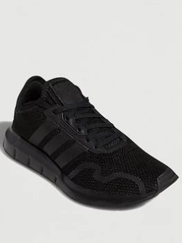 adidas Originals Swift Run X Junior - Black Black, Size 5.5