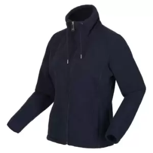 Regatta Kizmitt Full Zip Fleece - Navy Fluffy