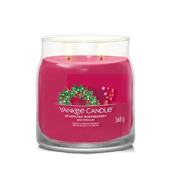 Yankee Candle Sparkling Winterberry Scented Candle 368g