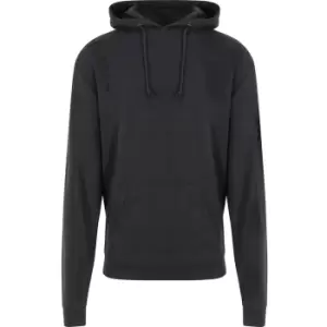 AWDis Just Hoods Mens Distressed Hoodie (M) (Jet Black)