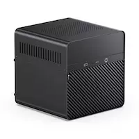 Jonsbo N2 Mini-ITX NAS Aluminium PC Case - Black, 5+1 Bays