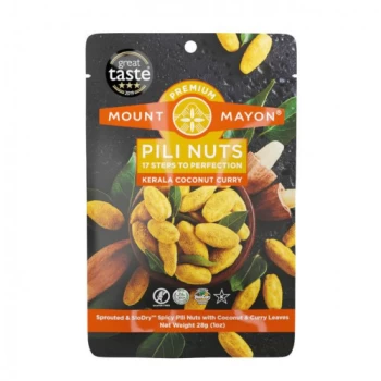 Mount Mayon Premium Pili Nuts - Kerala Coconut Curry - 28g x 12