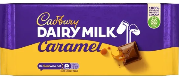 Cadbury Gifts Direct Dairy Milk Caramel Bar 180g 4265362