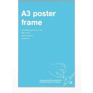 White Frame A3 Styrene 29.7 x 42cm Eton