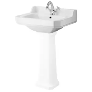 Hudson Reed 560mm Basin (1 Tap Hole) - White