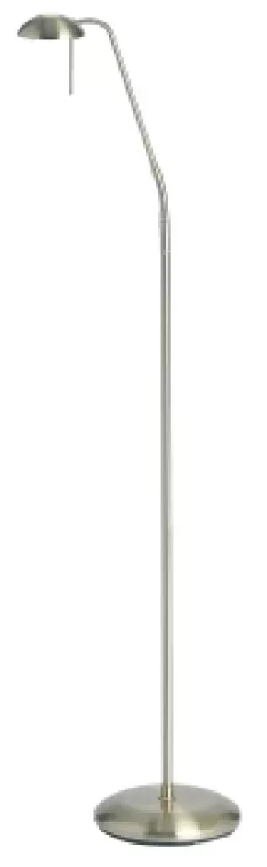 Hackney Floor Lamp Antique Brass, G9