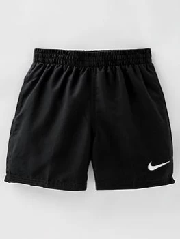 Nike Boys Nike Essential Lap 4" Volley Short - Black, Size L=12-13 Years