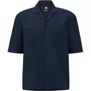 Boss Lars Short Sleeve Shirt - Blue