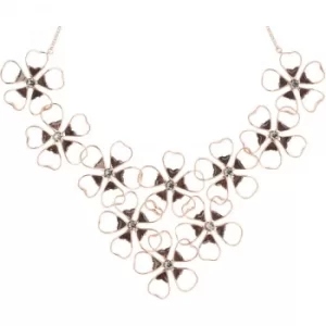 Ted Baker Linndy Enamel Flower Cluster Necklace