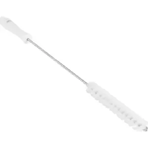 Vikan Pipe brush with handle, medium, Ø 20 mm, pack of 15, white