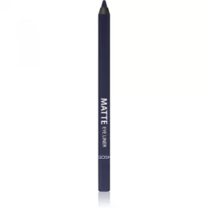 Gosh Matte Eyeliner with Matte Effect Shade 009 Midnight Blue 1.2 g