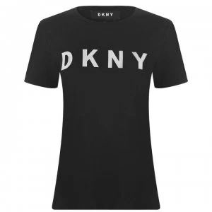 DKNY Basic logo T Shirt - Black