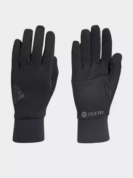 adidas Cold.rdy Running Gloves, Black, Size L, Men