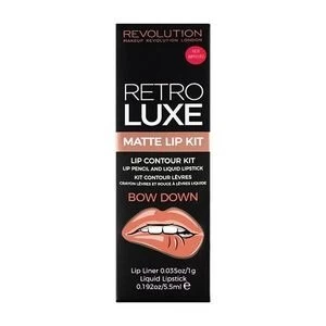 Makeup Revolution Retro Luxe Kits Matte Bow Down Nude