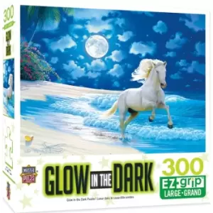 Masterpieces Puzzle Glow in the Dark Moonlit Dance Ez Grip Puzzle 300 piece jigsaw puzzle