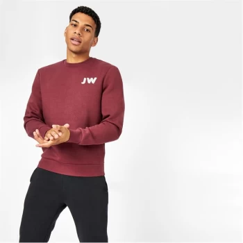 Jack Wills Hatton JW Crew Neck Sweatshirt - Damson