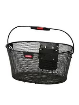 Rixen-Kaul Oval Cycle Basket 16L Black