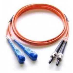 StarTech Multimode Duplex Fiber Optic Cable ST SC 2m