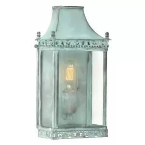 Loops - Outdoor IP44 Wall Light Sconce Verdigris LED E27 100W Bulb External d02398