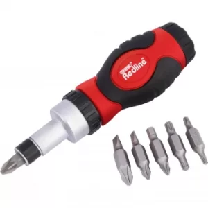 Draper 6 Piece Ratcheting Screwdriver and Bit Set