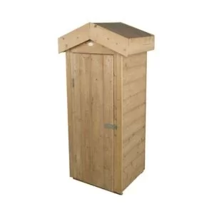 Forest Garden Shiplap Wooden 2X2 Apex Garden Storage Natural Timber