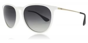 Ray-Ban Erika Sunglasses Shiny White 631411 54mm