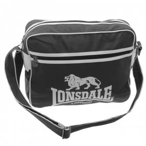 Lonsdale Flight Bag - Black/White