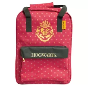 Harry Potter Girls Hogwarts Crest Backpack (One Size) (Burgundy/Gold)