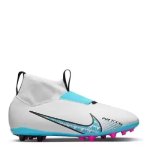 Nike Jr. Mercurial Zoom Superfly 9 Academy AG Little/Big Kids Artificial-Grass Soccer Cleats - White