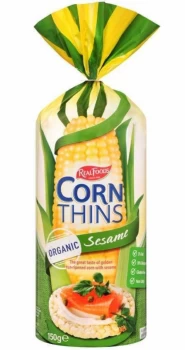 RF Corn Thins Organic Sesame - 150g