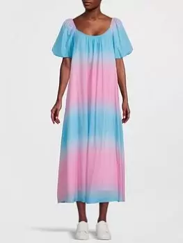 Olivia Rubin Olympia Stripe Sun Dress - Blue/Pink Ombre