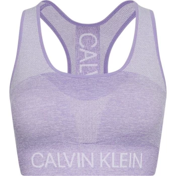 Calvin Klein Performance Seamless Sports Bra - Purple Heather