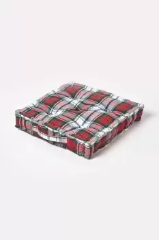 Cotton Macduff Tartan Floor Cushion